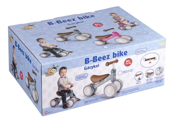 Gå-cykel B-BEEZ grå Grå