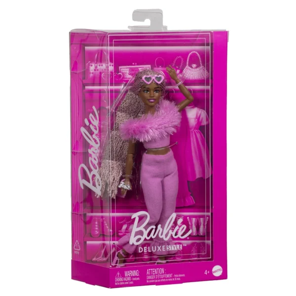 Barbie Deluxe Style Pels Sort Sort