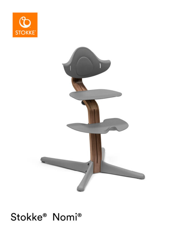 Stokke Nomi Stol - walnut grey Grå