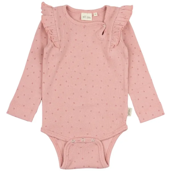 Petit Piao Body - Frill Modal - Bright Rose  68