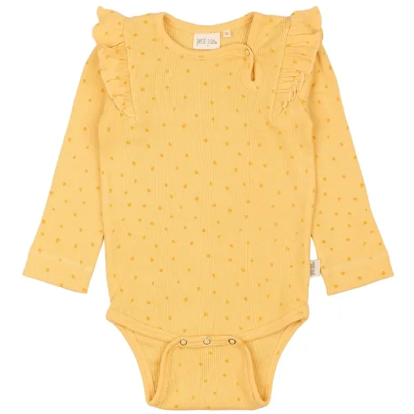 Petit Piao Body - Frill Modal - Yellow Sun  86