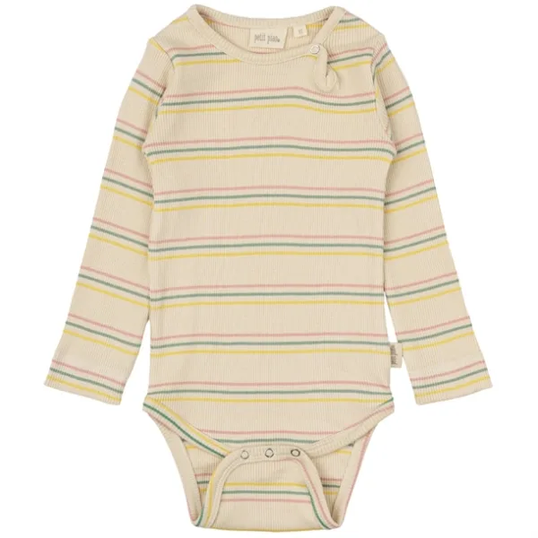 Petit Piao Body - Striber - Bright Rose Multi Stripe  62