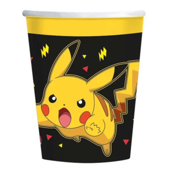 Pokemon papkrus med Pikachu 8 stk.